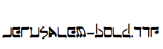 Jerusalem-Bold