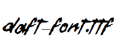 Daft-Font