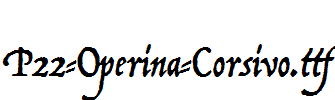 P22-Operina-Corsivo