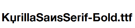 KyrillaSansSerif-Bold