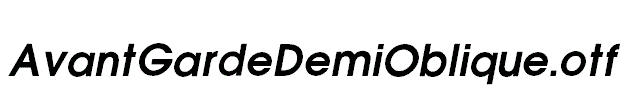AvantGardeDemiOblique