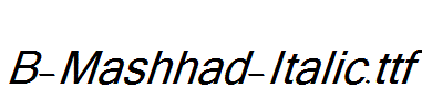 B-Mashhad-Italic