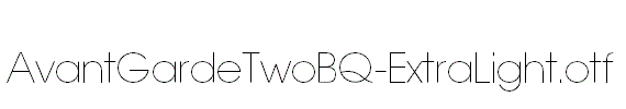 AvantGardeTwoBQ-ExtraLight