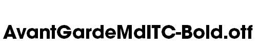 AvantGardeMdITC-Bold