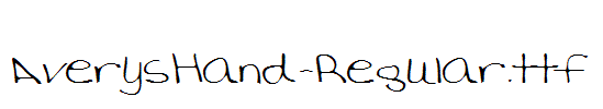 AverysHand-Regular
