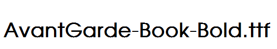 AvantGarde-Book-Bold