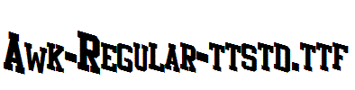 Awk-Regular-ttstd