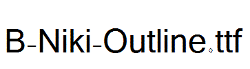 B-Niki-Outline