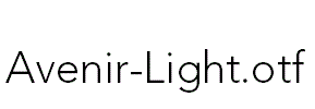 Avenir-Light