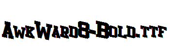 AwkWard8-Bold