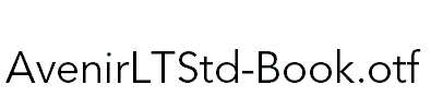 AvenirLTStd-Book