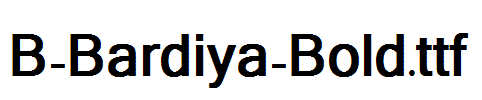 B-Bardiya-Bold