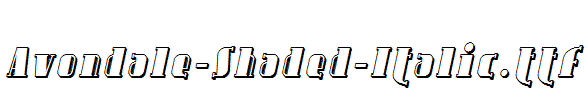 Avondale-Shaded-Italic
