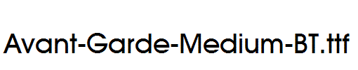 Avant-Garde-Medium-BT