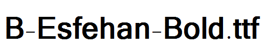 B-Esfehan-Bold