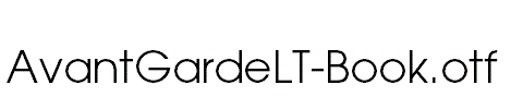 AvantGardeLT-Book