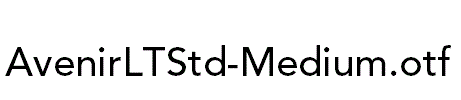 AvenirLTStd-Medium