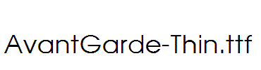 AvantGarde-Thin