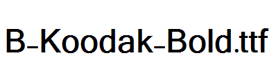 B-Koodak-Bold