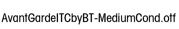 AvantGardeITCbyBT-MediumCond
