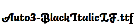 Auto3-BlackItalicLF