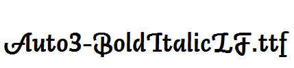 Auto3-BoldItalicLF