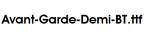 Avant-Garde-Demi-BT