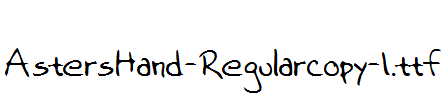 AstersHand-Regularcopy-1