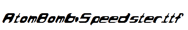 AtomBomb-Speedster
