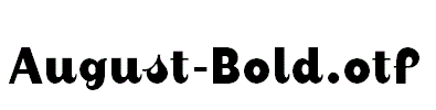 August-Bold