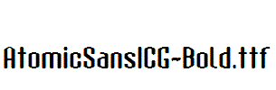AtomicSansICG-Bold