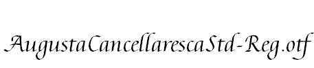 AugustaCancellarescaStd-Reg
