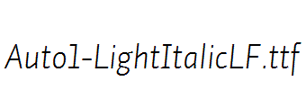 Auto1-LightItalicLF
