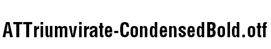 ATTriumvirate-CondensedBold