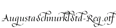 AugustaSchnurklStd-Reg