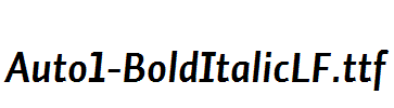 Auto1-BoldItalicLF