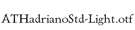 ATHadrianoStd-Light
