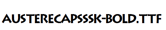 AustereCapsSSK-Bold