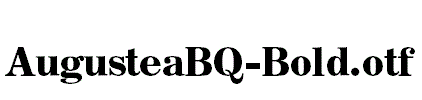 AugusteaBQ-Bold