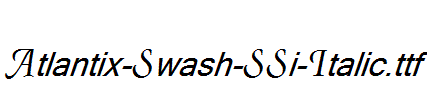 Atlantix-Swash-SSi-Italic