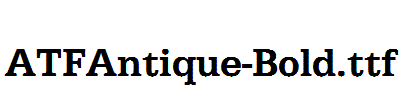 ATFAntique-Bold