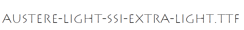 Austere-Light-SSi-Extra-Light