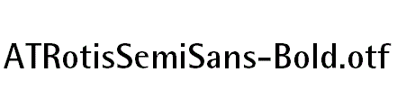 ATRotisSemiSans-Bold
