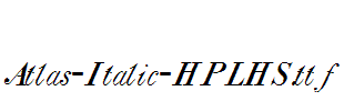 Atlas-Italic-HPLHS