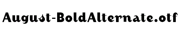 August-BoldAlternate