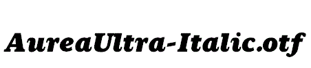 AureaUltra-Italic