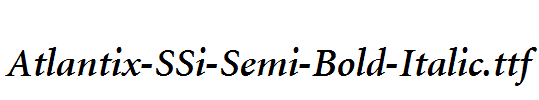 Atlantix-SSi-Semi-Bold-Italic