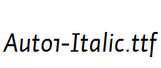 Auto1-Italic