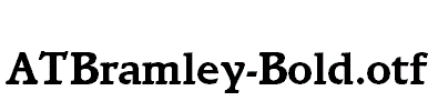 ATBramley-Bold