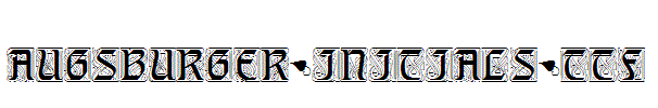 Augsburger-Initials